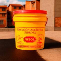 EMULSIÓN ASFALTICA FIBROSA NISOL
